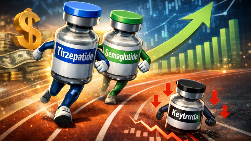 藥王易主！減重/代謝藥Tirzepatide、Semaglutide銷售全面超車Keytruda