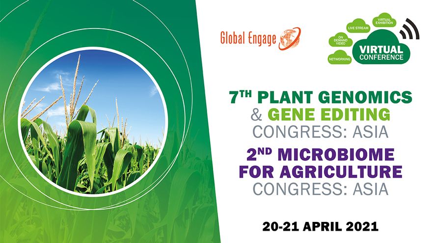 [Virtual Conference] Plant Genomics and Gene Editing Congress: Asia