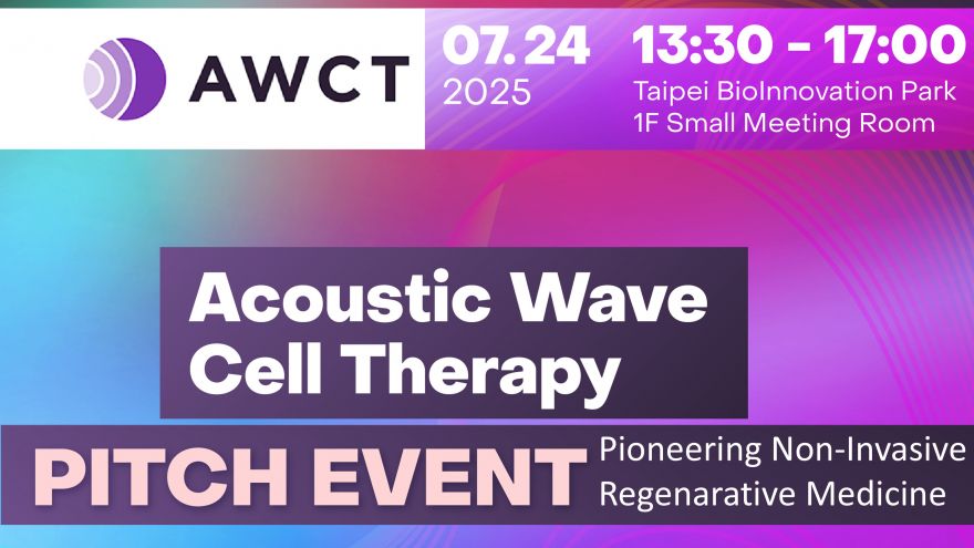 Acoustic Wave Cell Therapy (AWCT) Pitch Event